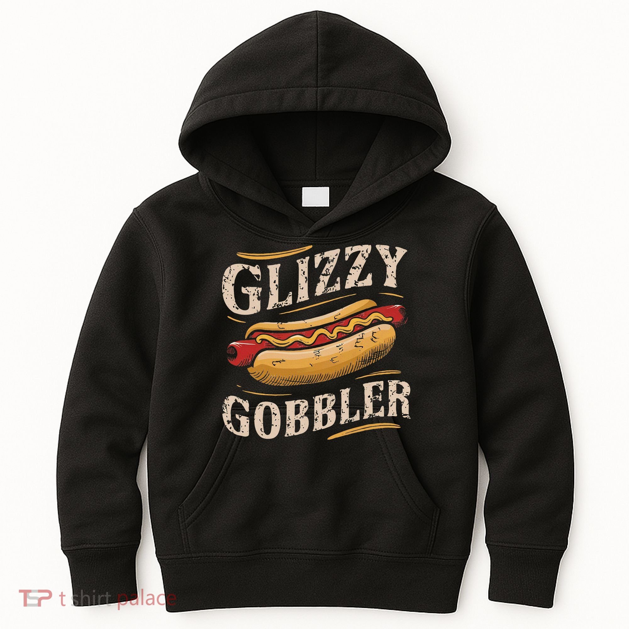Glizzy Hot Funny Dog Gobbler Champion Kids Hoodie