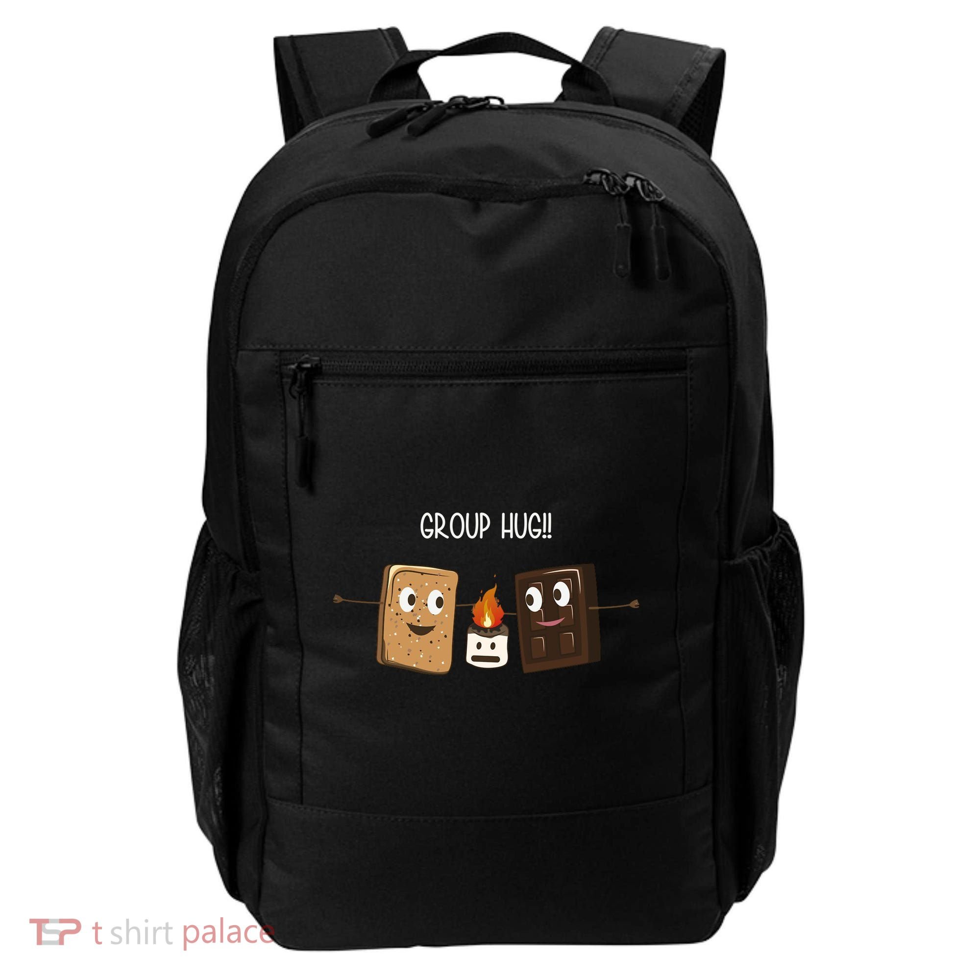 Group Hug Funny Smores Camping Roasting Outdoor Backpack