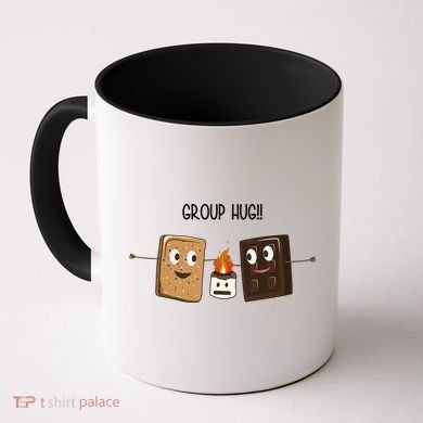 Group Hug Funny Smores Camping Roasting Outdoor Coffee Mug