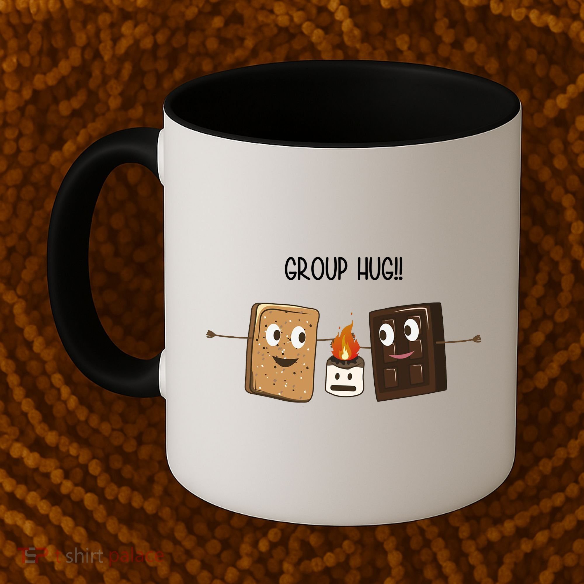 Group Hug Funny Smores Camping Roasting Outdoor Coffee Mug
