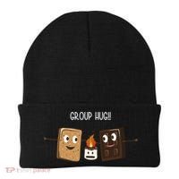 Group Hug Funny Smores Camping Roasting Outdoor Beanie thumb 0