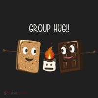 Group Hug Funny Smores Camping Roasting Outdoor Beanie thumb 2