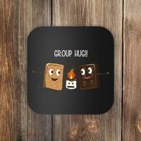 Group Hug Funny Smores Camping Roasting Outdoor Coaster thumb 0