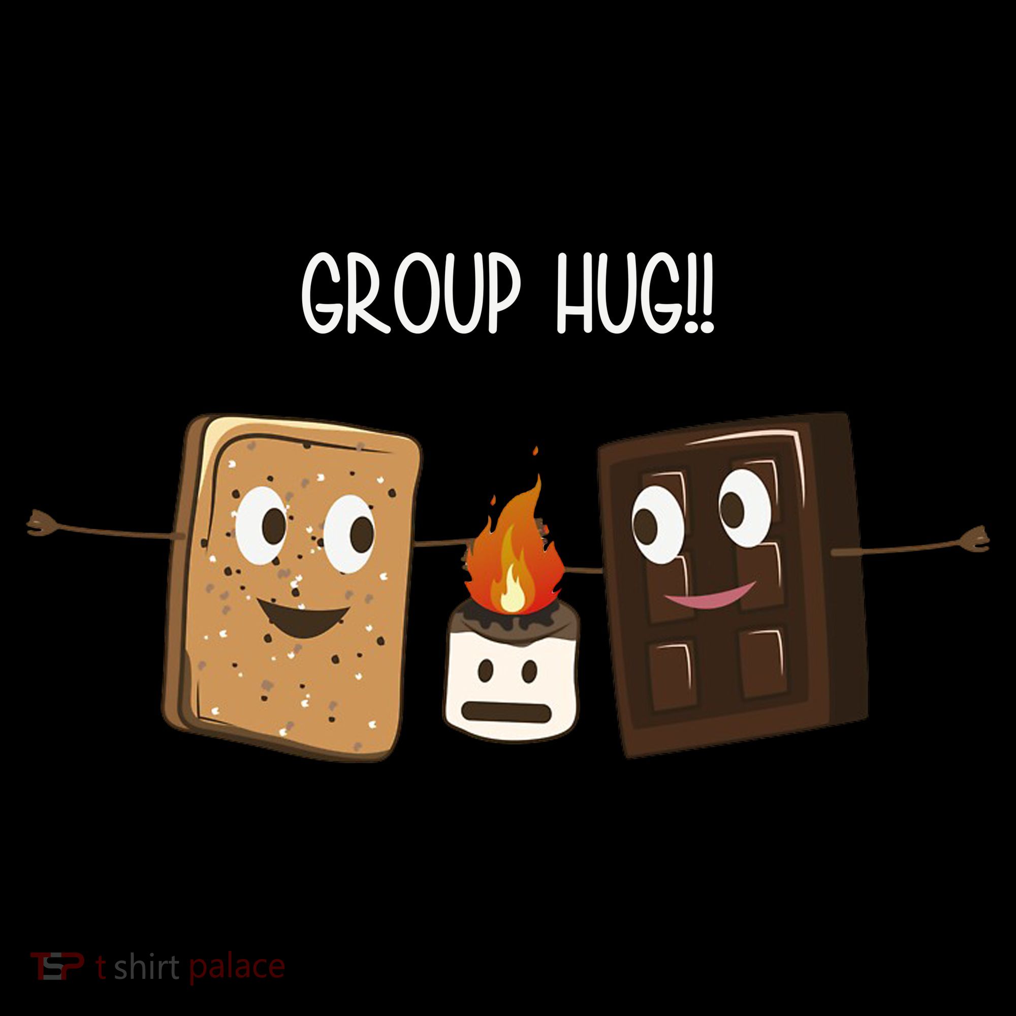 Group Hug Funny Smores Camping Roasting Outdoor Mousepad