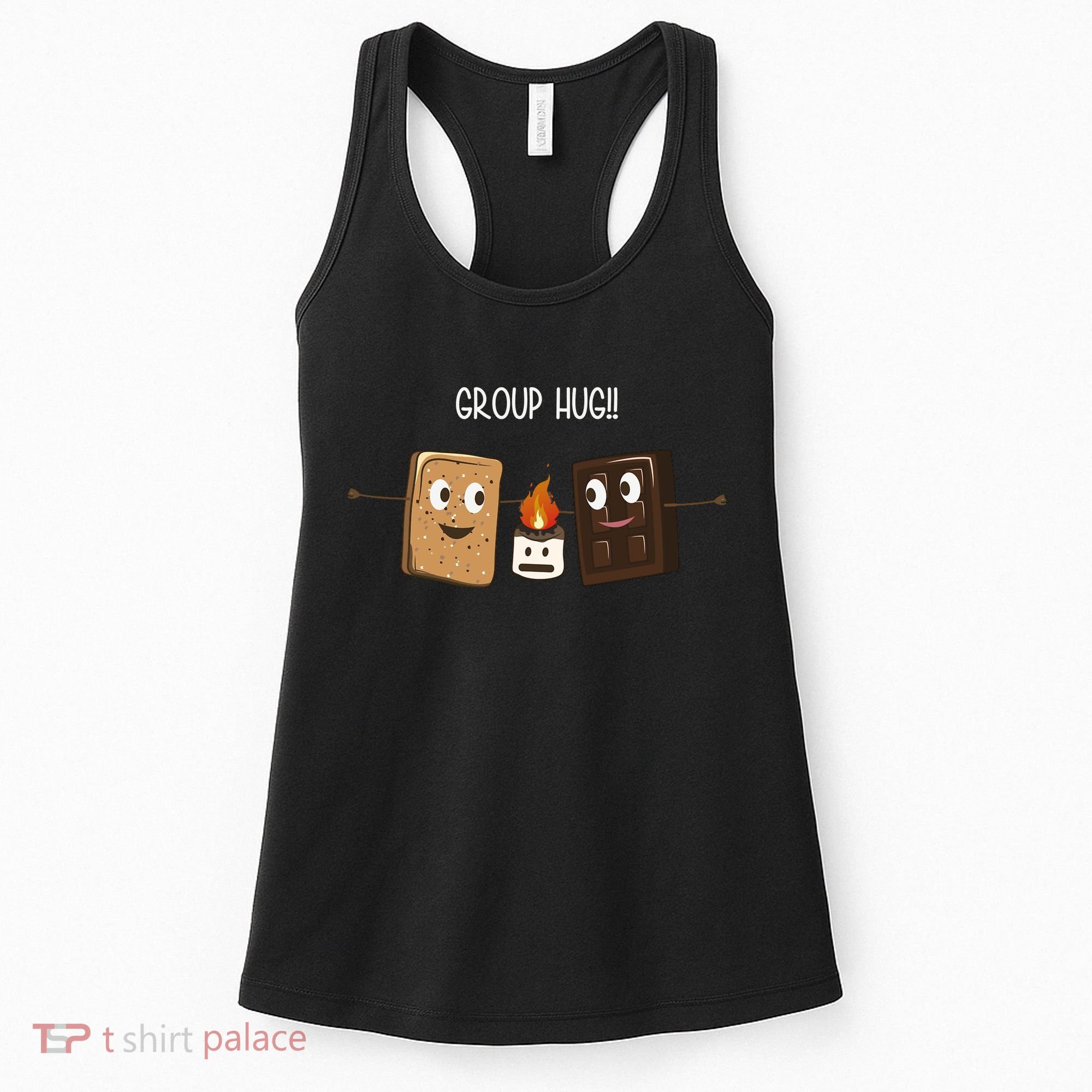Group Hug Funny Smores Camping Roasting Outdoor Women's Tank Top
