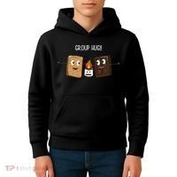 Group Hug Funny Smores Camping Roasting Outdoor Kids Hoodie thumb 4