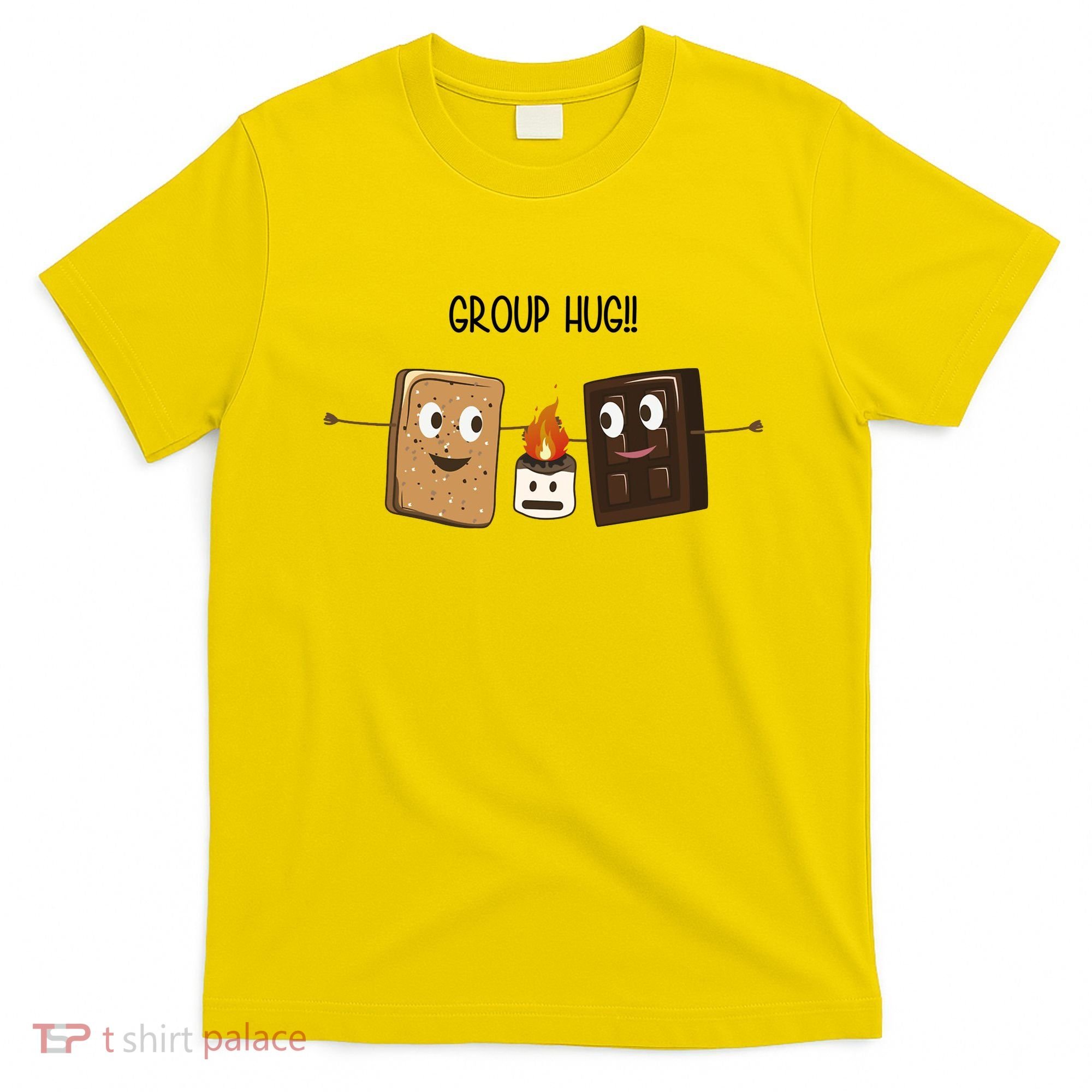 Group Hug Funny Smores Camping Roasting Outdoor T-Shirt