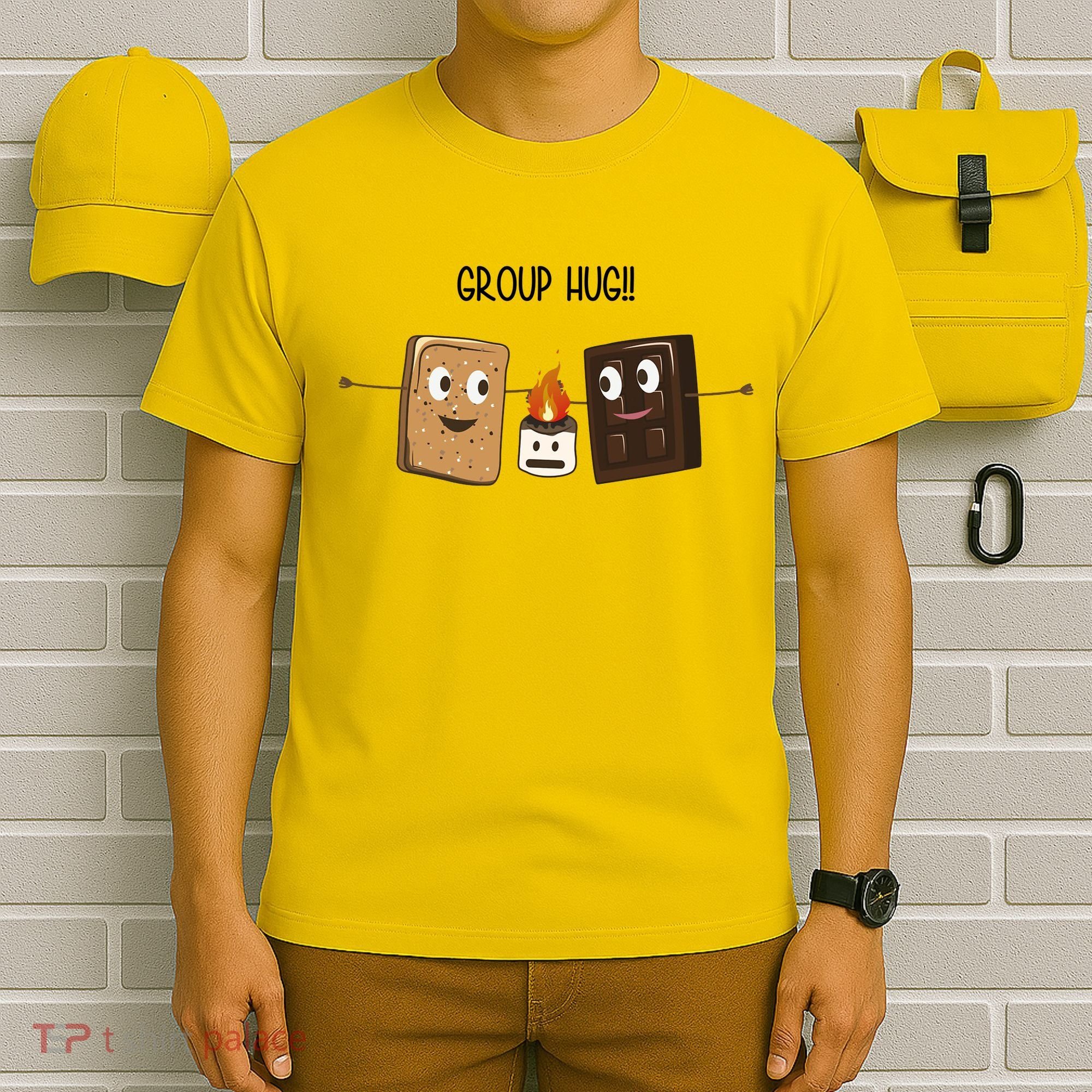 Group Hug Funny Smores Camping Roasting Outdoor T-Shirt