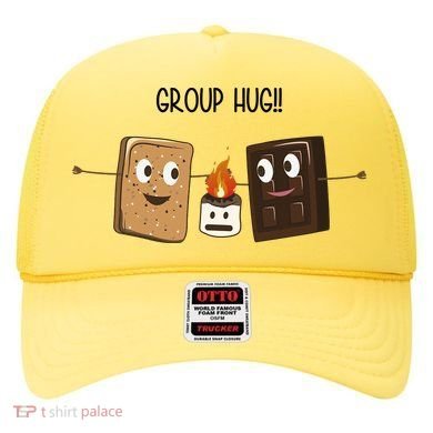 Group Hug Funny Smores Camping Roasting Outdoor Hat