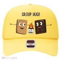 Group Hug Funny Smores Camping Roasting Outdoor Hat thumb 0
