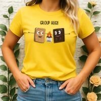 Group Hug Funny Smores Camping Roasting Outdoor Women's T-Shirt thumb 2