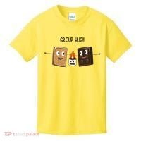 Group Hug Funny Smores Camping Roasting Outdoor Kids T-Shirt thumb 0