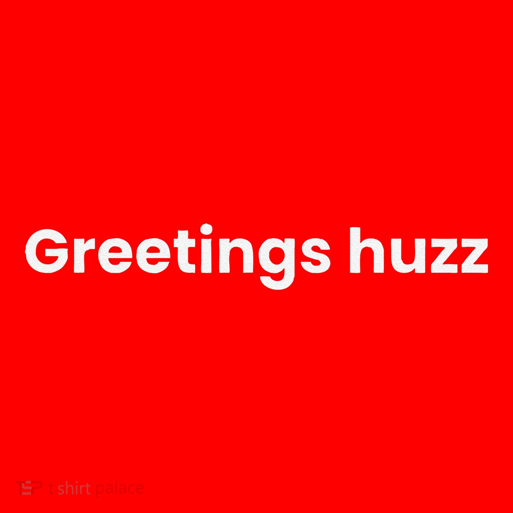 Greetings Huzz Funny Gen Z Gen Alpha Slang Meme Gift Santa Hat