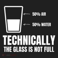 Glass Half Full Funny Technically Not Empty Sarcastic Beanie thumb 2