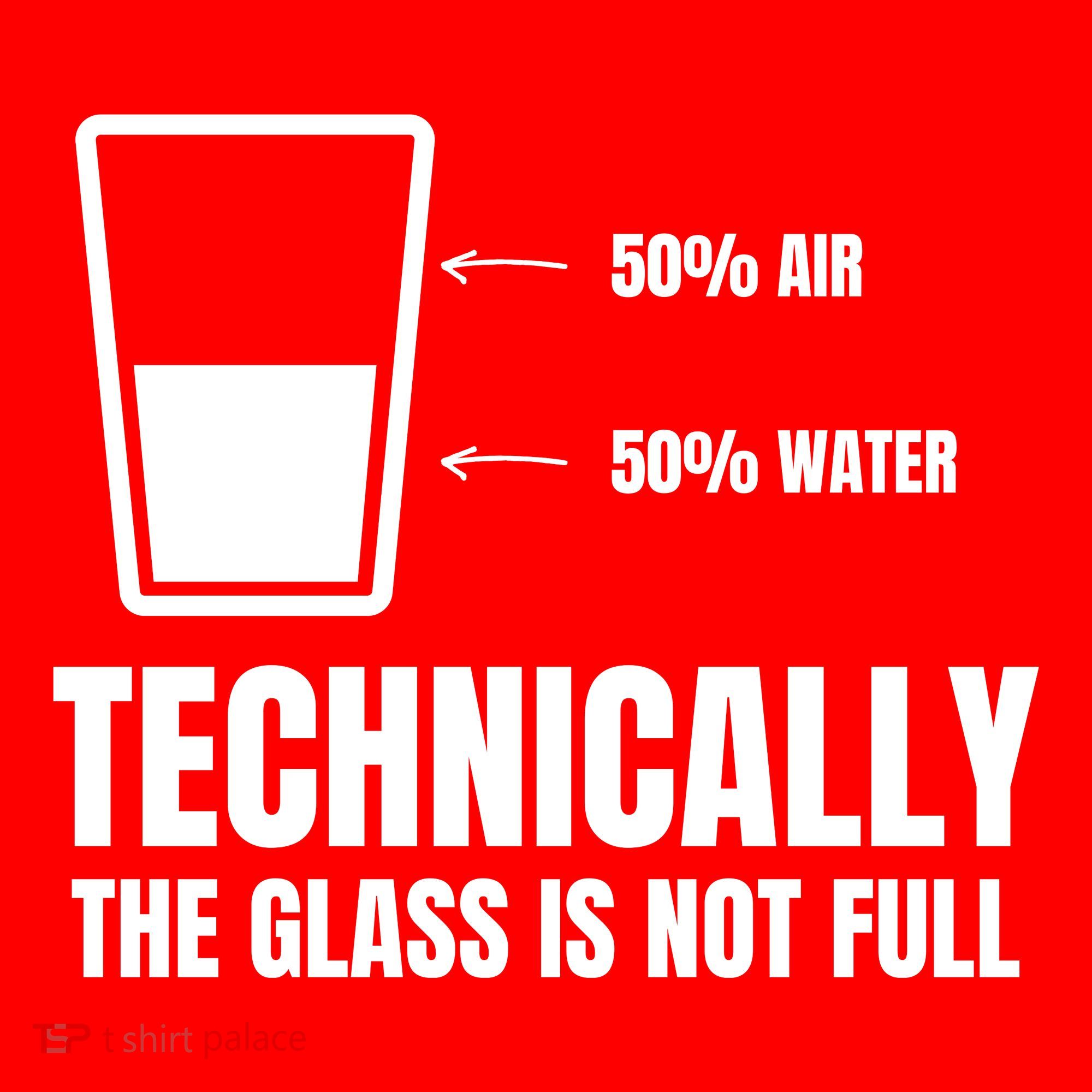 Glass Half Full Funny Technically Not Empty Sarcastic Toddler Hoodie