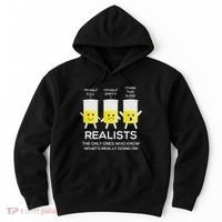 Glass Half Full Half Empty Funny Realists Philosophy Hoodie thumb 0
