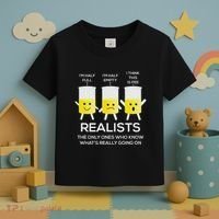 Glass Half Full Half Empty Funny Realists Philosophy Toddler T-Shirt thumb 3