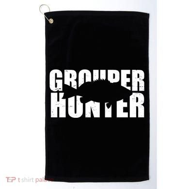 Grouper Hunter Fish Golf Towel