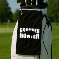 Grouper Hunter Fish Golf Towel thumb 2