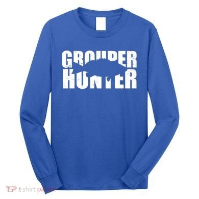 Grouper Hunter Fish Long Sleeve Shirt