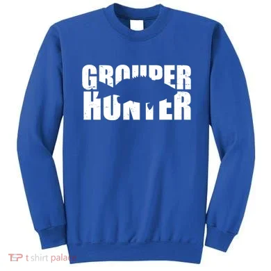 Grouper Hunter Fish Sweatshirt