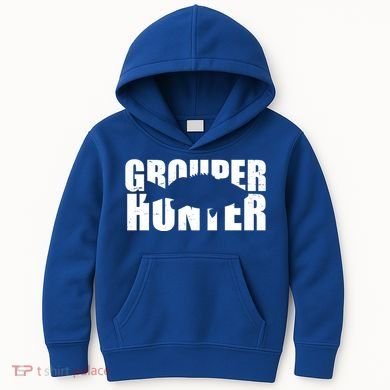 Grouper Hunter Fish Kids Hoodie