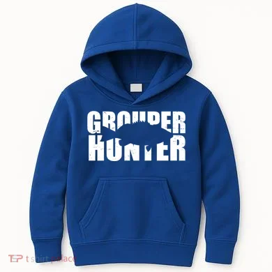 Grouper Hunter Fish Kids Hoodie