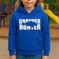 Grouper Hunter Fish Kids Hoodie thumb 3