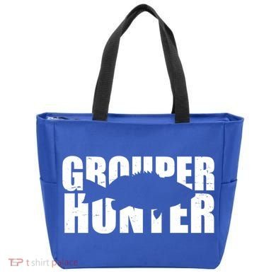 Grouper Hunter Fish Tote Bag