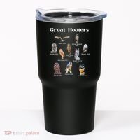 Great Hooter Funny Owl Lover Birding Birdwatcher Dad Joke Tumbler thumb 0