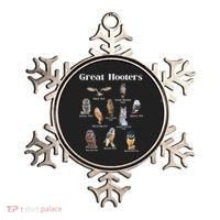 Great Hooter Funny Owl Lover Birding Birdwatcher Dad Joke Ornament thumb 0
