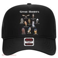 Great Hooter Funny Owl Lover Birding Birdwatcher Dad Joke Hat thumb 0