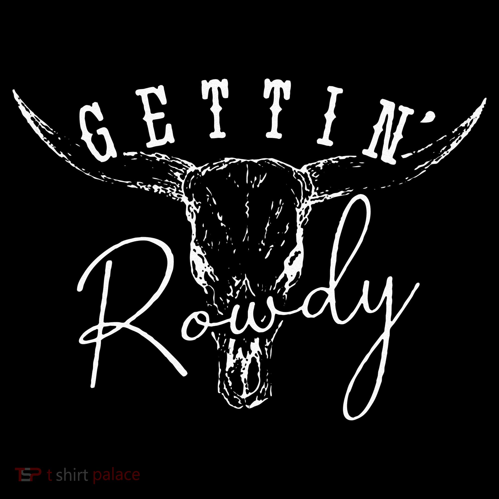Gettin Hitched Gettin Rowdy Western Bachelorette Party Hoodie