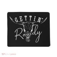 Gettin Hitched Gettin Rowdy Western Bachelorette Party Mousepad thumb 0