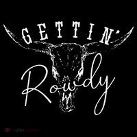 Gettin Hitched Gettin Rowdy Western Bachelorette Party Kids Sweatshirt thumb 2