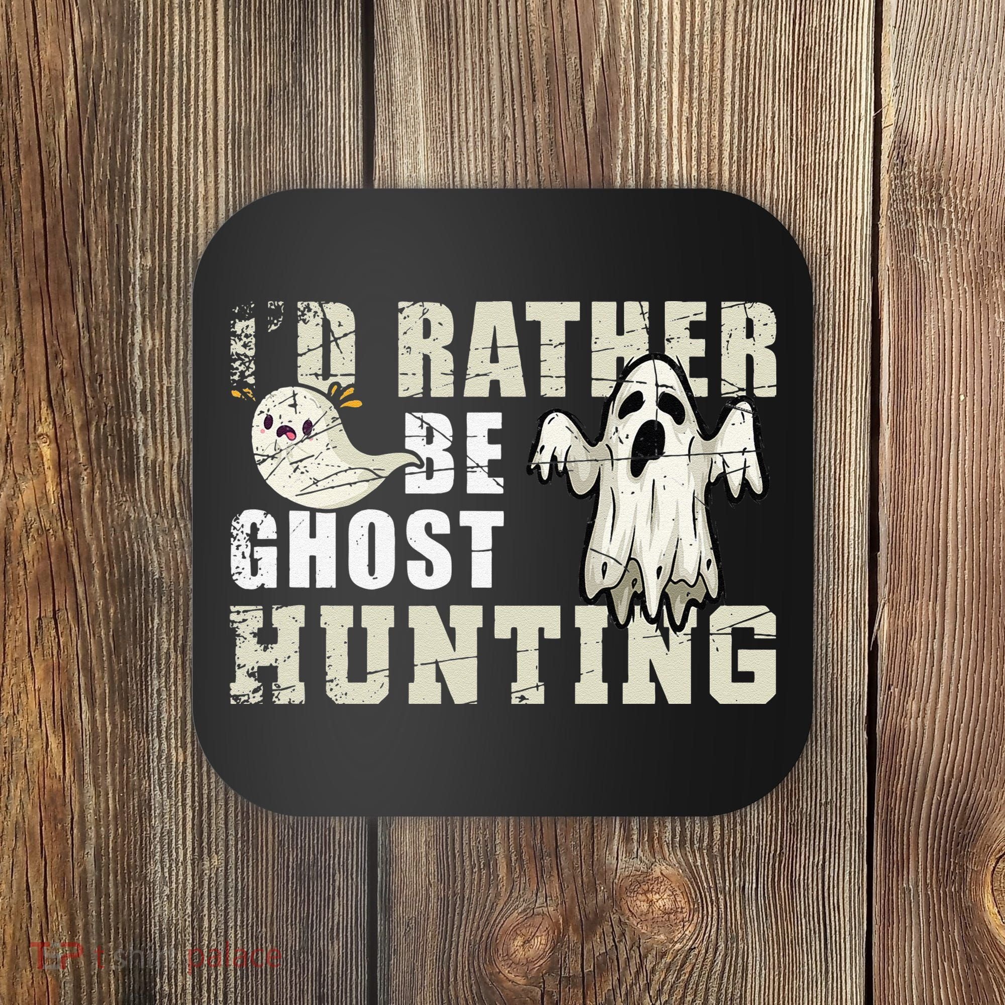 Ghost Hunter Gift Boo Spooky Halloween Coaster