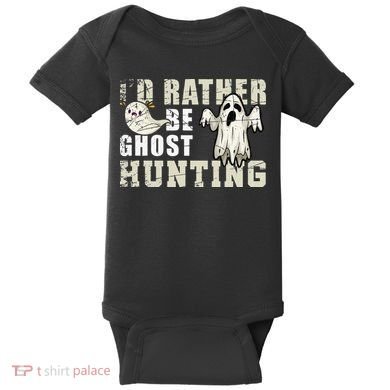 Ghost Hunter Gift Boo Spooky Halloween Baby Bodysuit
