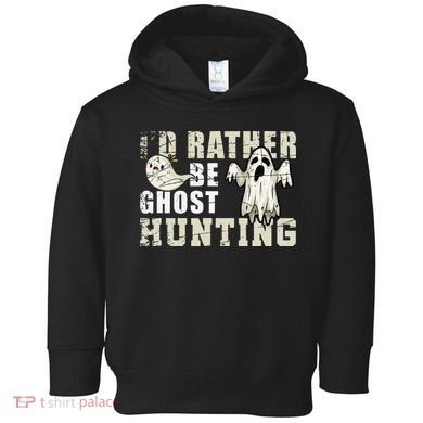 Ghost Hunter Gift Boo Spooky Halloween Toddler Hoodie