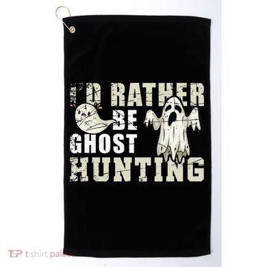 Ghost Hunter Gift Boo Spooky Halloween Golf Towel