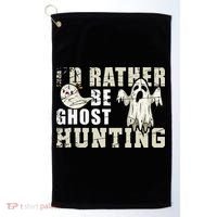 Ghost Hunter Gift Boo Spooky Halloween Golf Towel thumb 0
