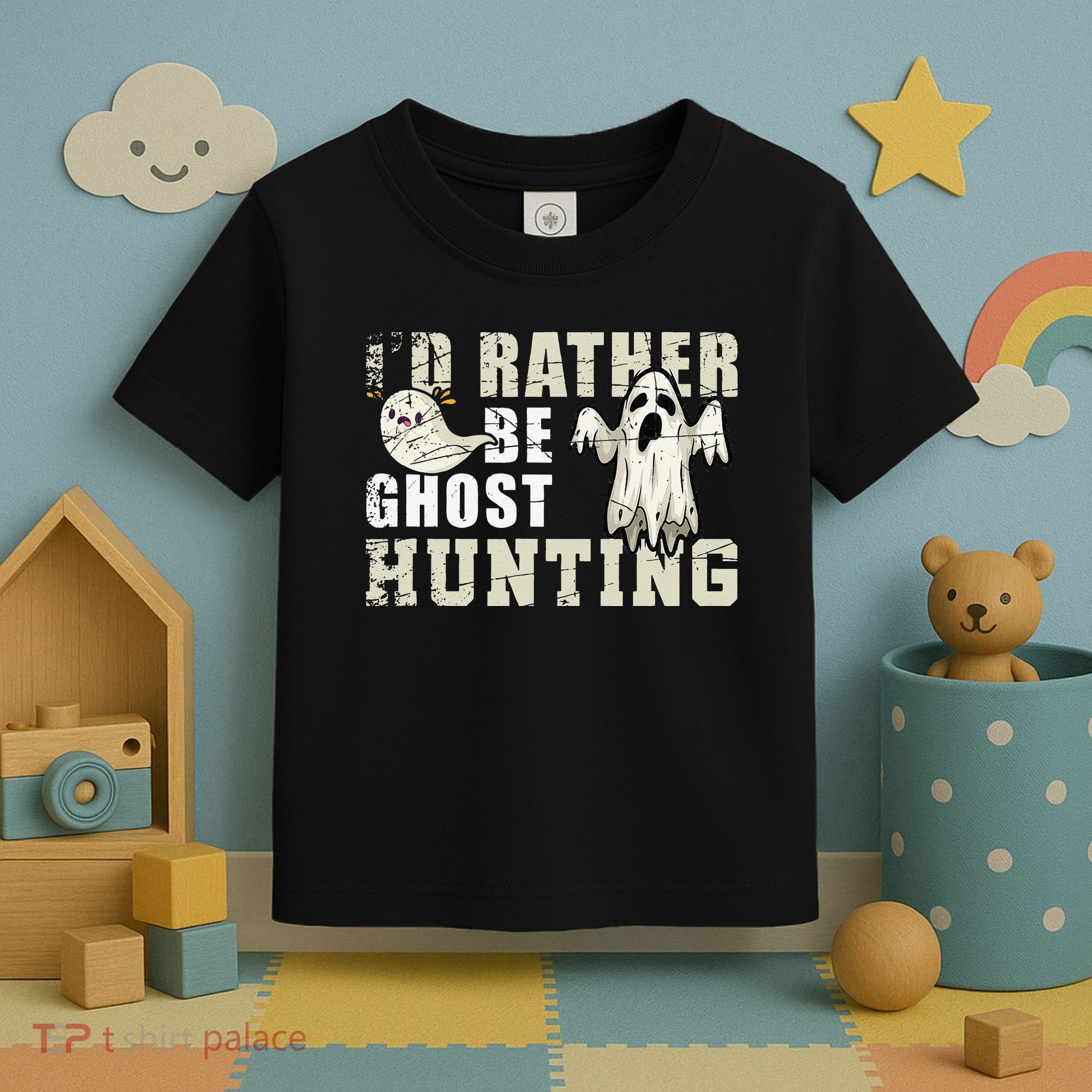 Ghost Hunter Gift Boo Spooky Halloween Toddler T-Shirt