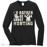 Ghost Hunter Gift Boo Spooky Halloween Women's Long Sleeve Shirt thumb 0