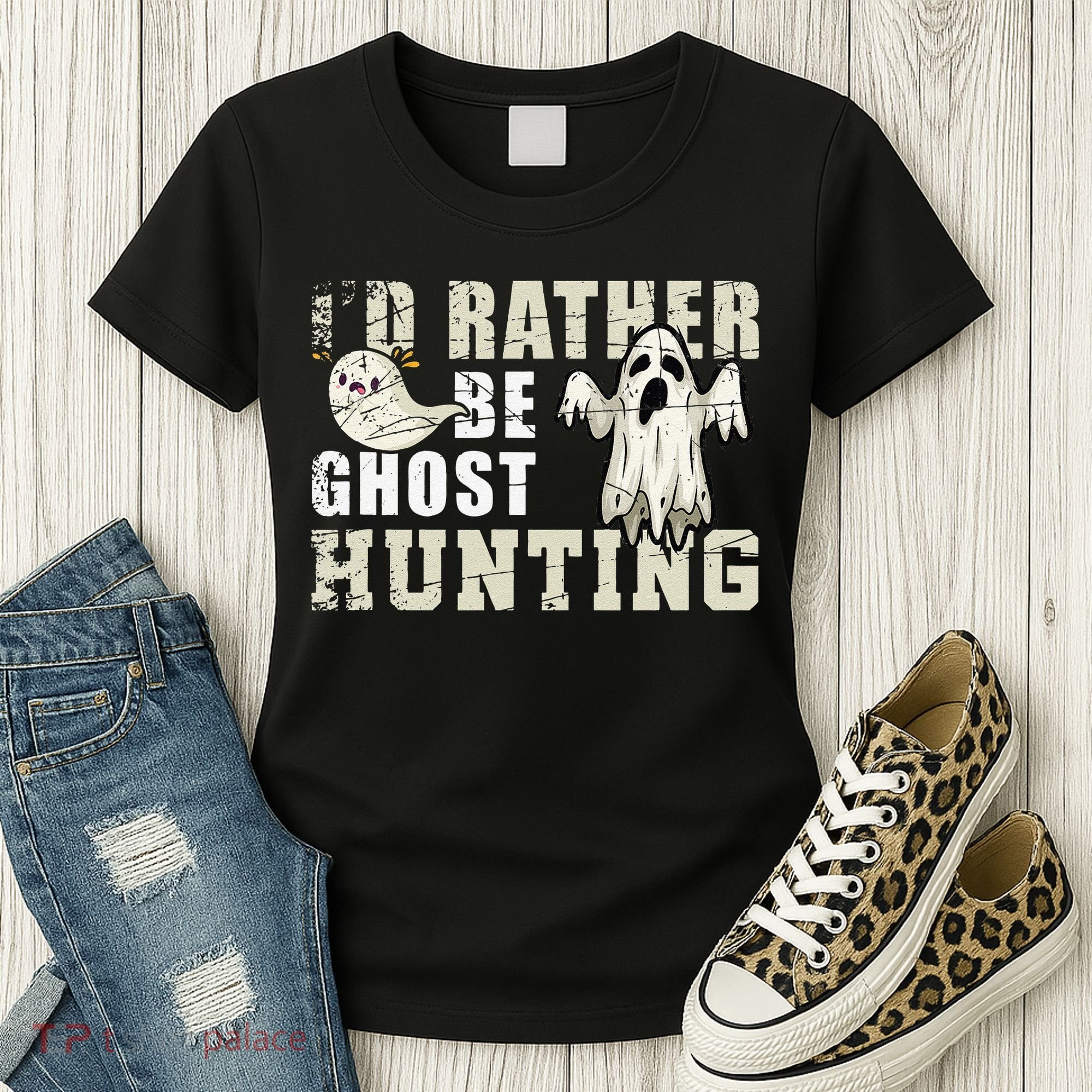 Ghost Hunter Gift Boo Spooky Halloween Women's T-Shirt