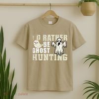 Ghost Hunter Gift Boo Spooky Halloween T-Shirt thumb 2