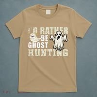 Ghost Hunter Gift Boo Spooky Halloween T-Shirt thumb 5