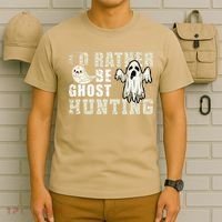 Ghost Hunter Gift Boo Spooky Halloween T-Shirt thumb 6