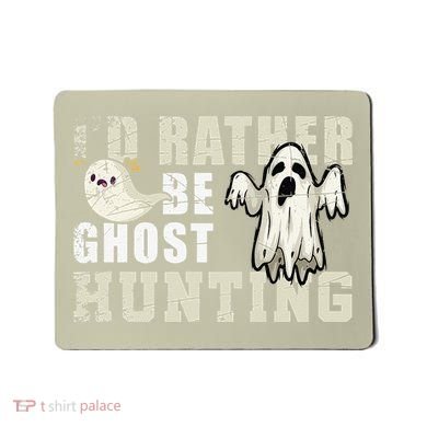 Ghost Hunter Gift Boo Spooky Halloween Mousepad