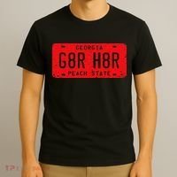 G8r H8r Georgia License Plate Football T-Shirt thumb 3