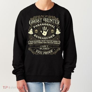 Ghost Hunter Ghost Hunting Halloween Paranormal Activity Women's Sweatshirt