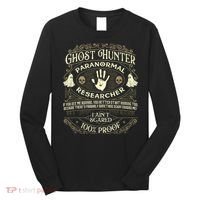 Ghost Hunter Ghost Hunting Halloween Paranormal Activity Long Sleeve Shirt thumb 0